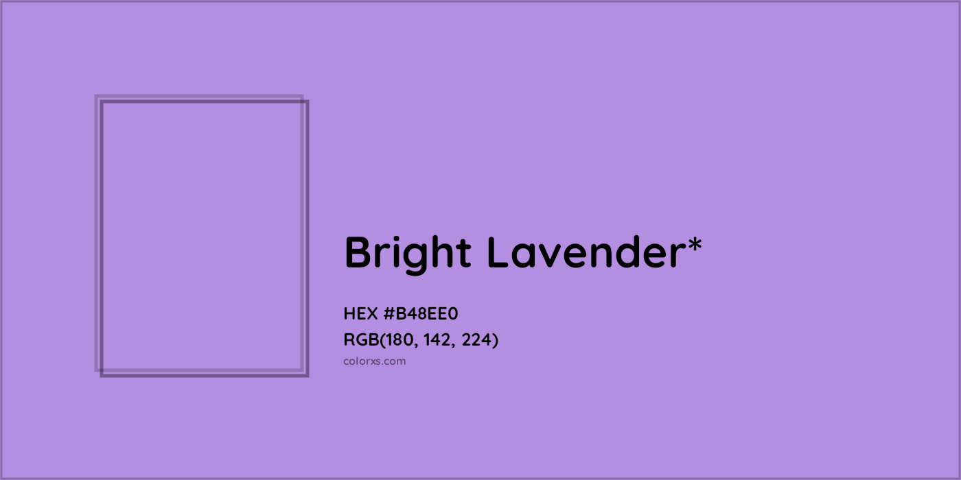 HEX #B48EE0 Color Name, Color Code, Palettes, Similar Paints, Images