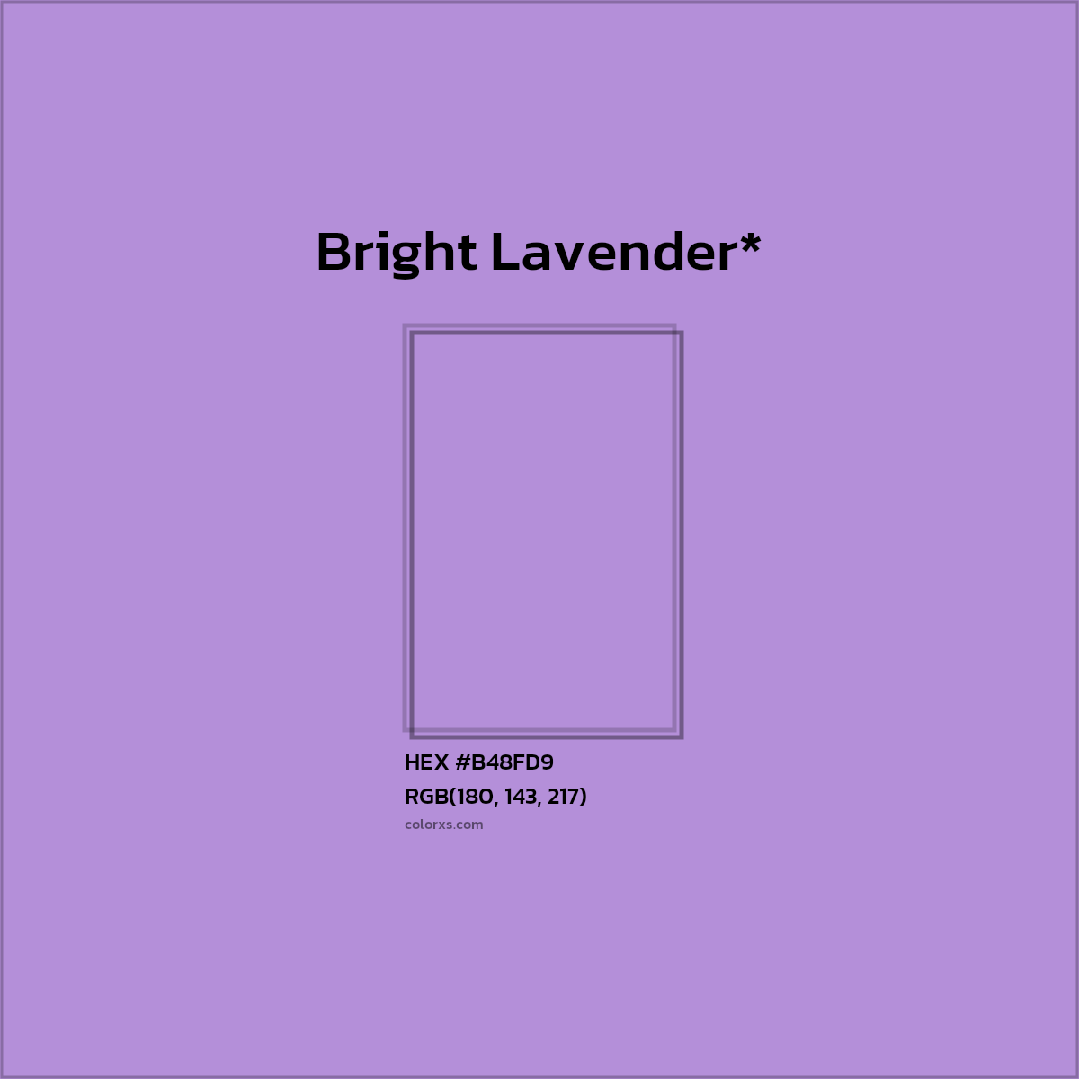 HEX #B48FD9 Color Name, Color Code, Palettes, Similar Paints, Images