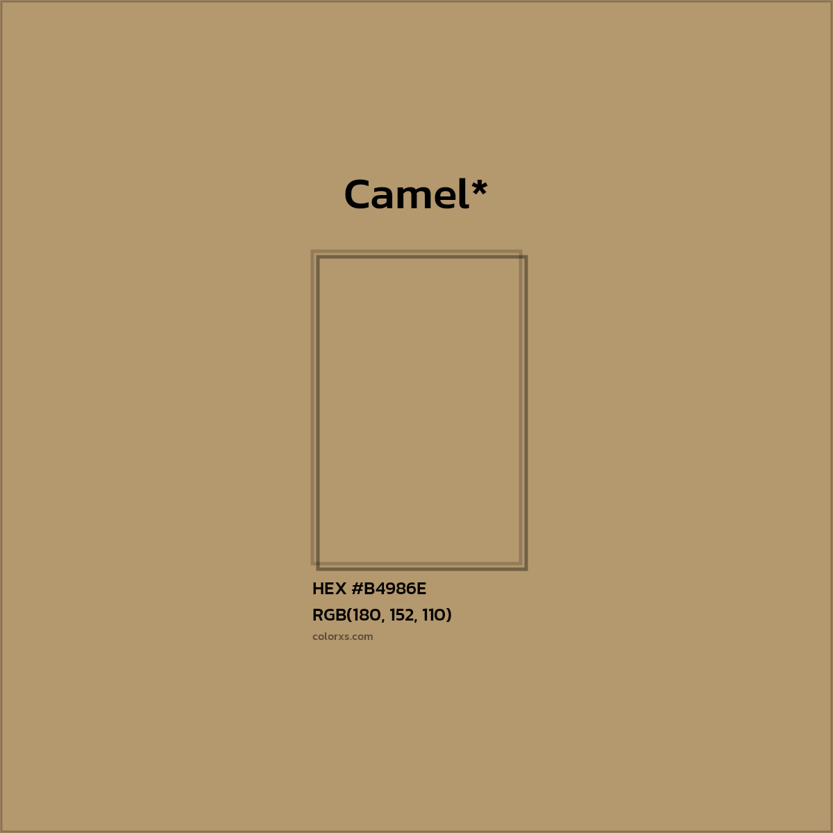 HEX #B4986E Color Name, Color Code, Palettes, Similar Paints, Images