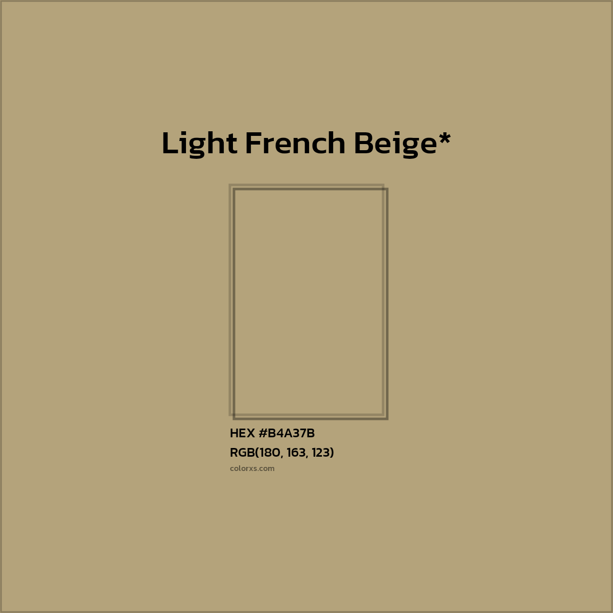 HEX #B4A37B Color Name, Color Code, Palettes, Similar Paints, Images
