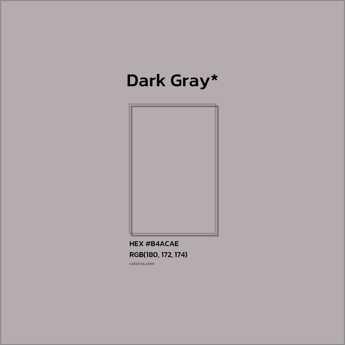 HEX #B4ACAE Color Name, Color Code, Palettes, Similar Paints, Images