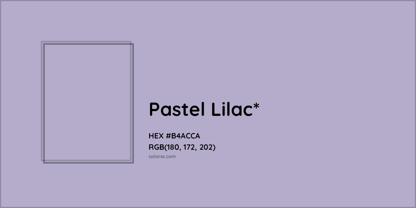 HEX #B4ACCA Color Name, Color Code, Palettes, Similar Paints, Images