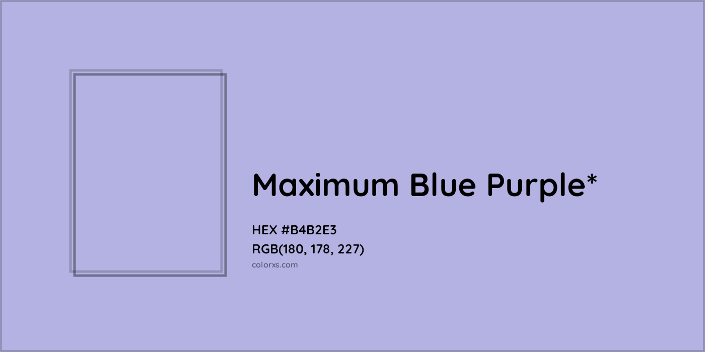 HEX #B4B2E3 Color Name, Color Code, Palettes, Similar Paints, Images