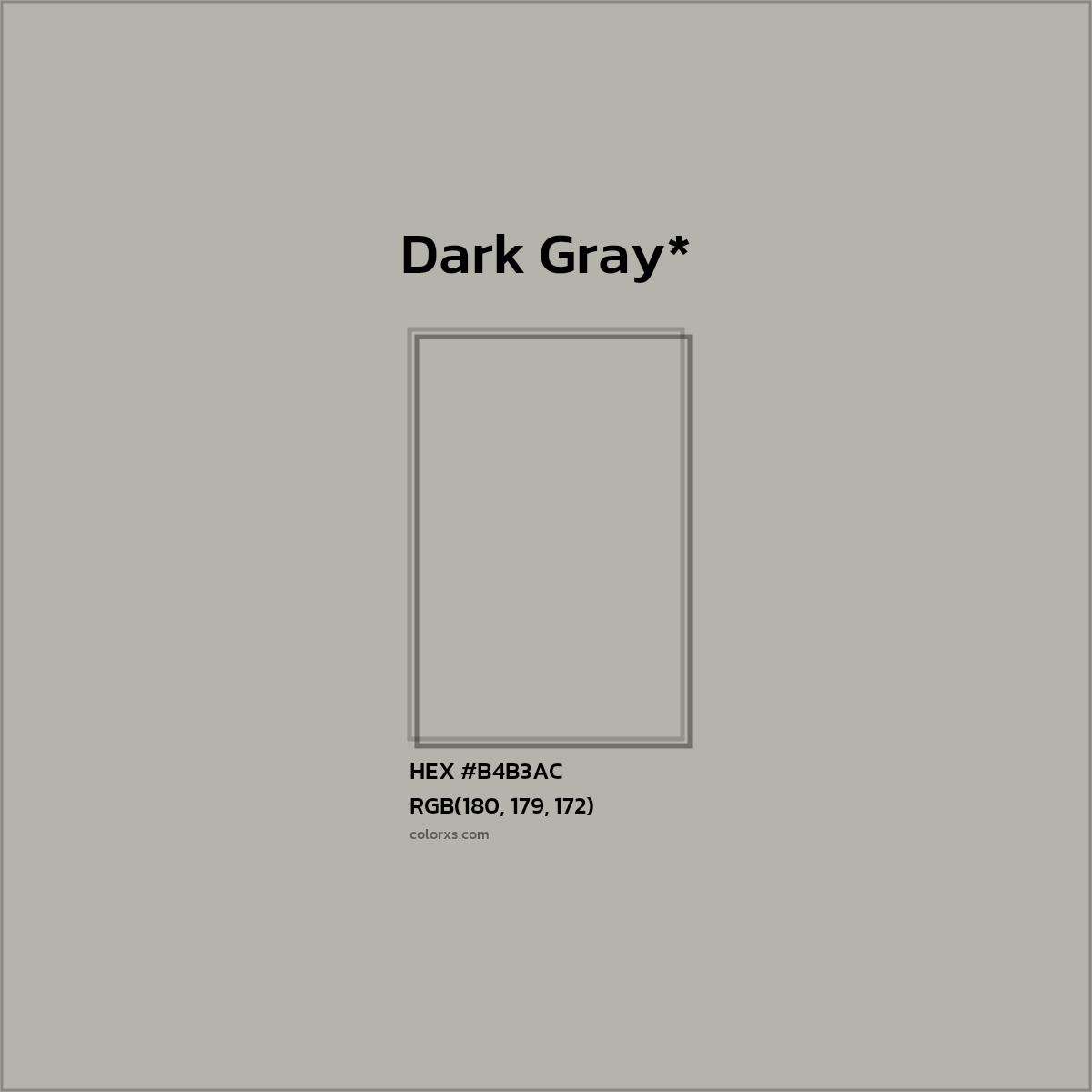 HEX #B4B3AC Color Name, Color Code, Palettes, Similar Paints, Images