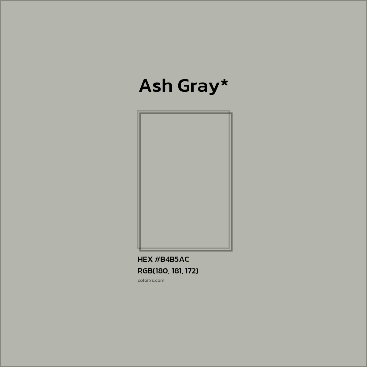 HEX #B4B5AC Color Name, Color Code, Palettes, Similar Paints, Images