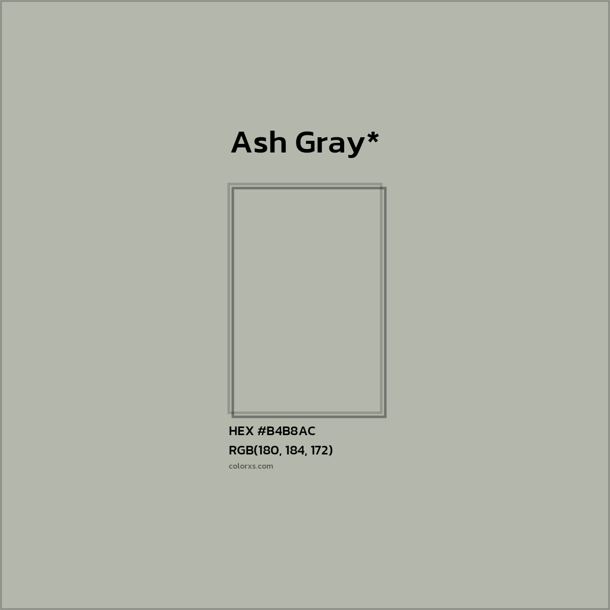 HEX #B4B8AC Color Name, Color Code, Palettes, Similar Paints, Images