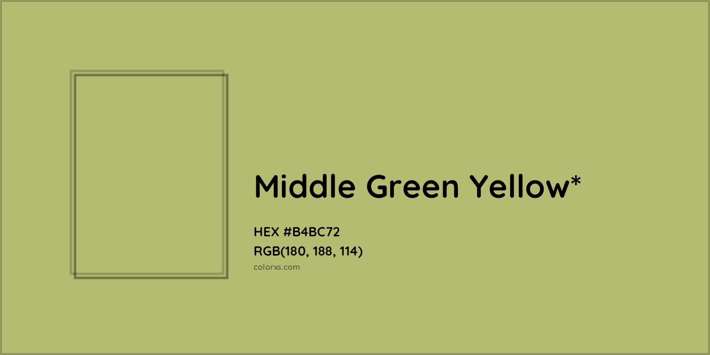 HEX #B4BC72 Color Name, Color Code, Palettes, Similar Paints, Images