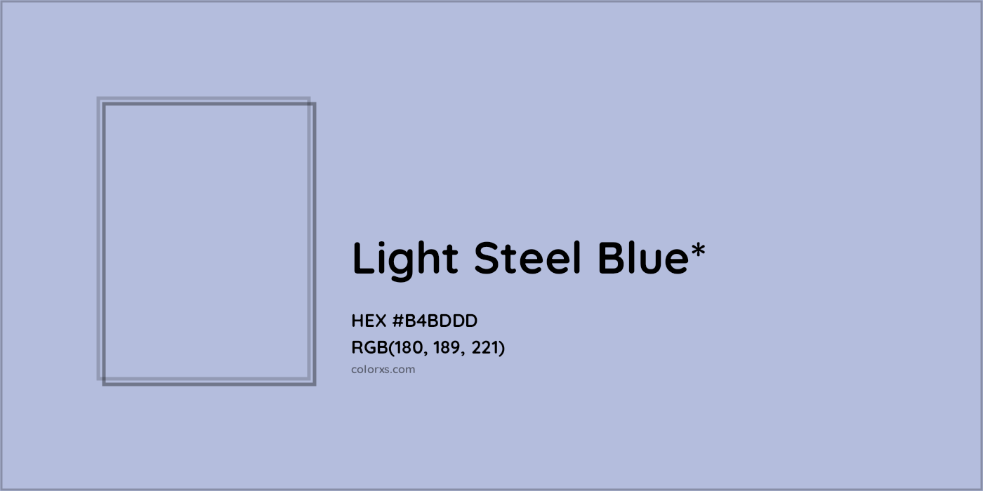 HEX #B4BDDD Color Name, Color Code, Palettes, Similar Paints, Images