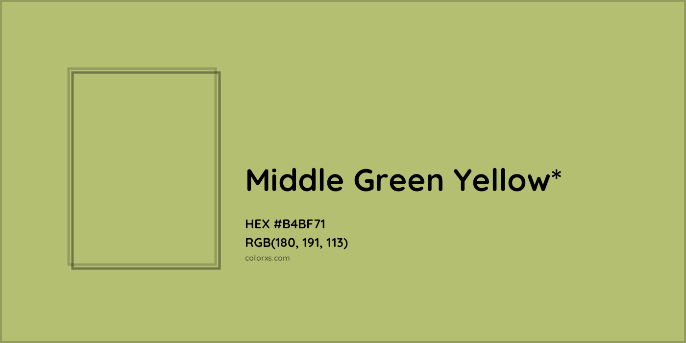 HEX #B4BF71 Color Name, Color Code, Palettes, Similar Paints, Images