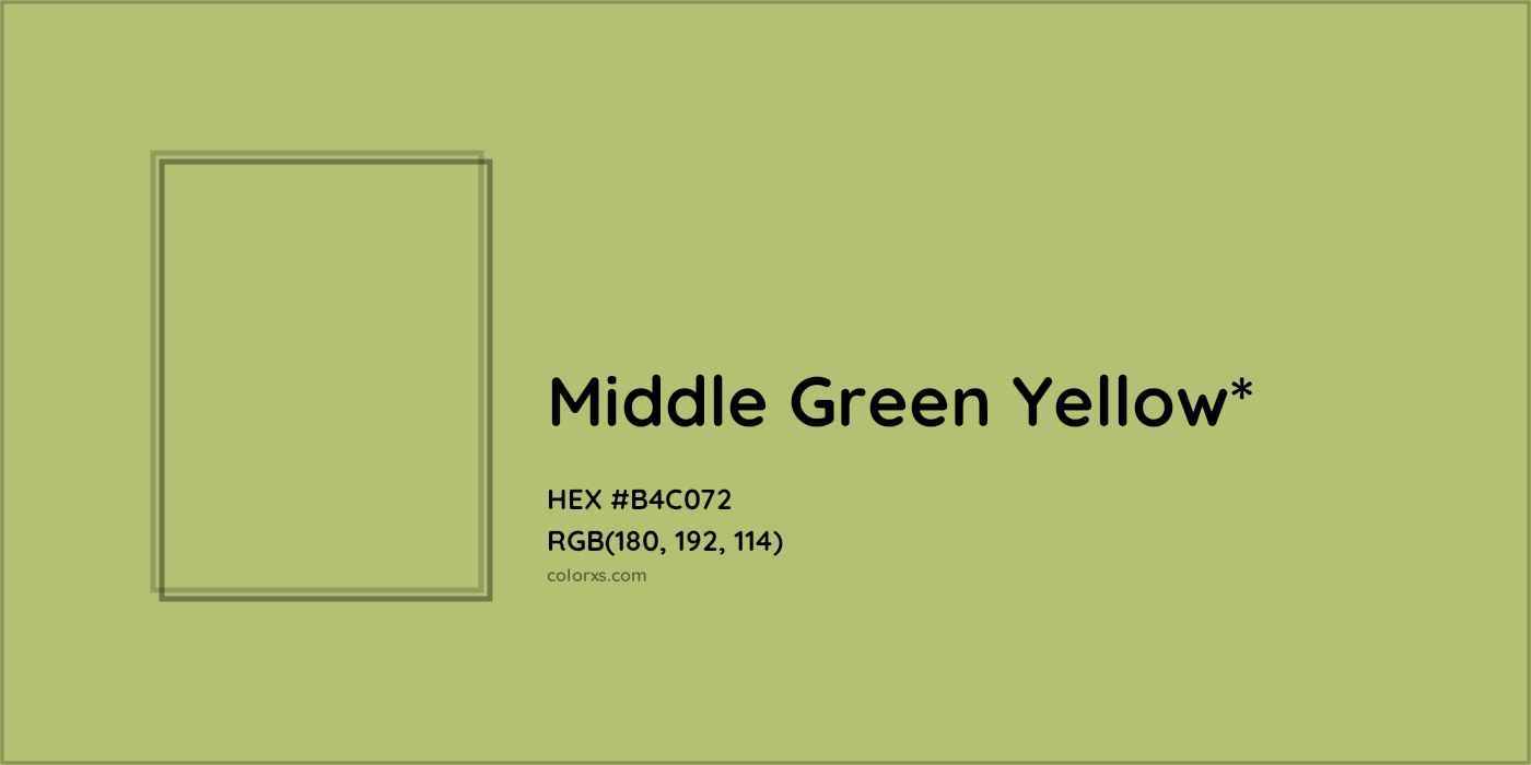 HEX #B4C072 Color Name, Color Code, Palettes, Similar Paints, Images