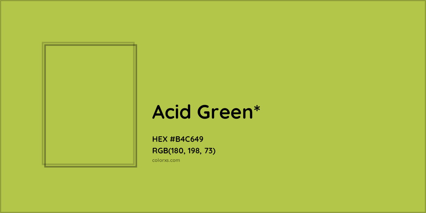 HEX #B4C649 Color Name, Color Code, Palettes, Similar Paints, Images