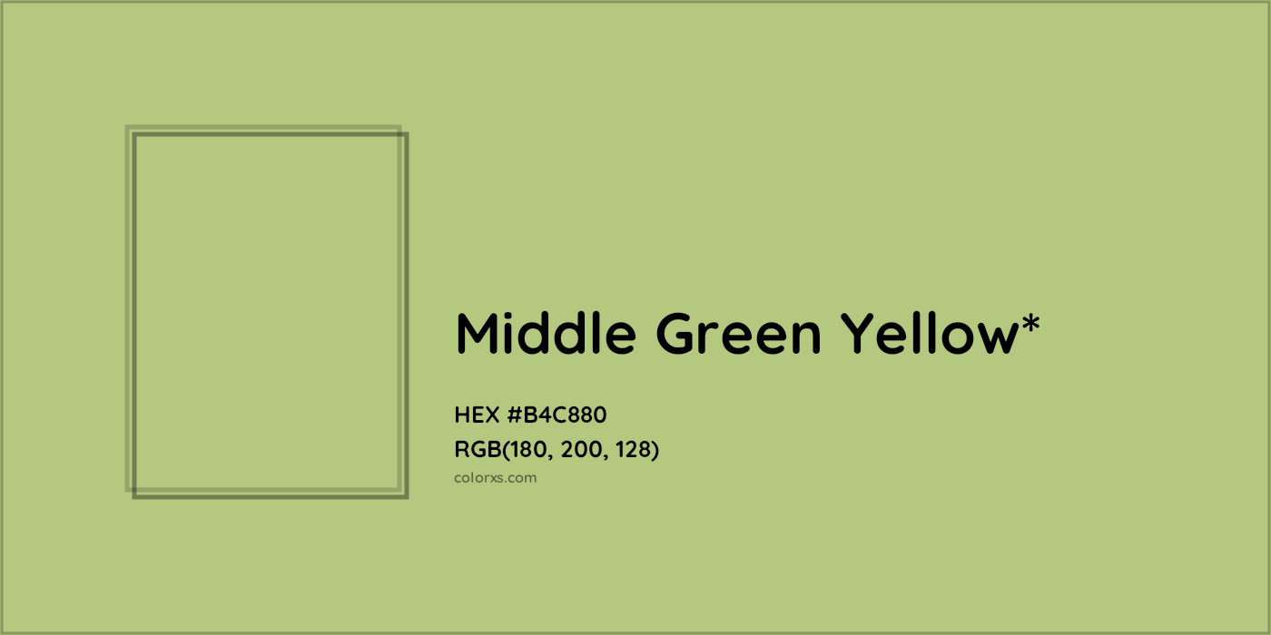 HEX #B4C880 Color Name, Color Code, Palettes, Similar Paints, Images