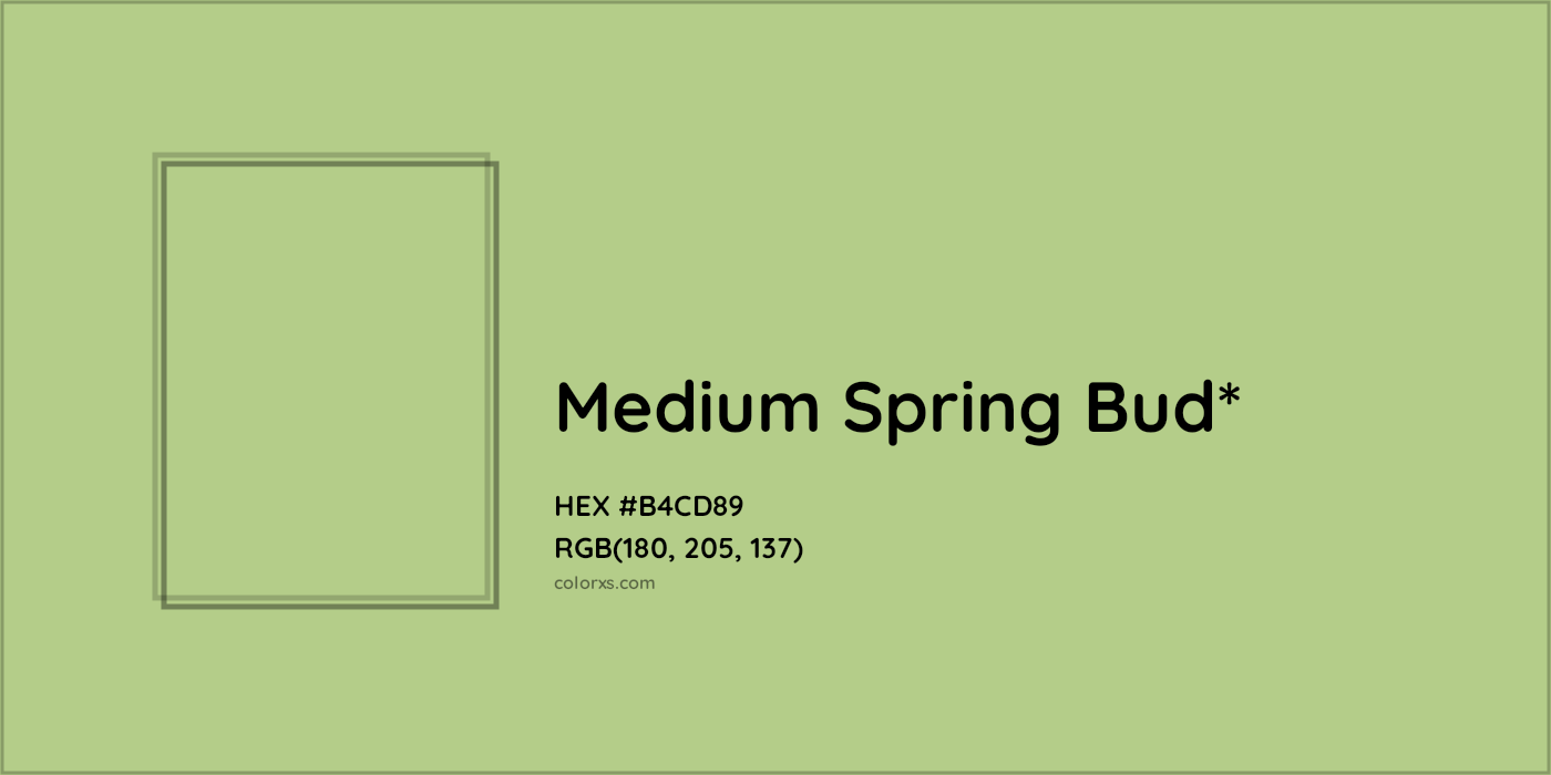 HEX #B4CD89 Color Name, Color Code, Palettes, Similar Paints, Images