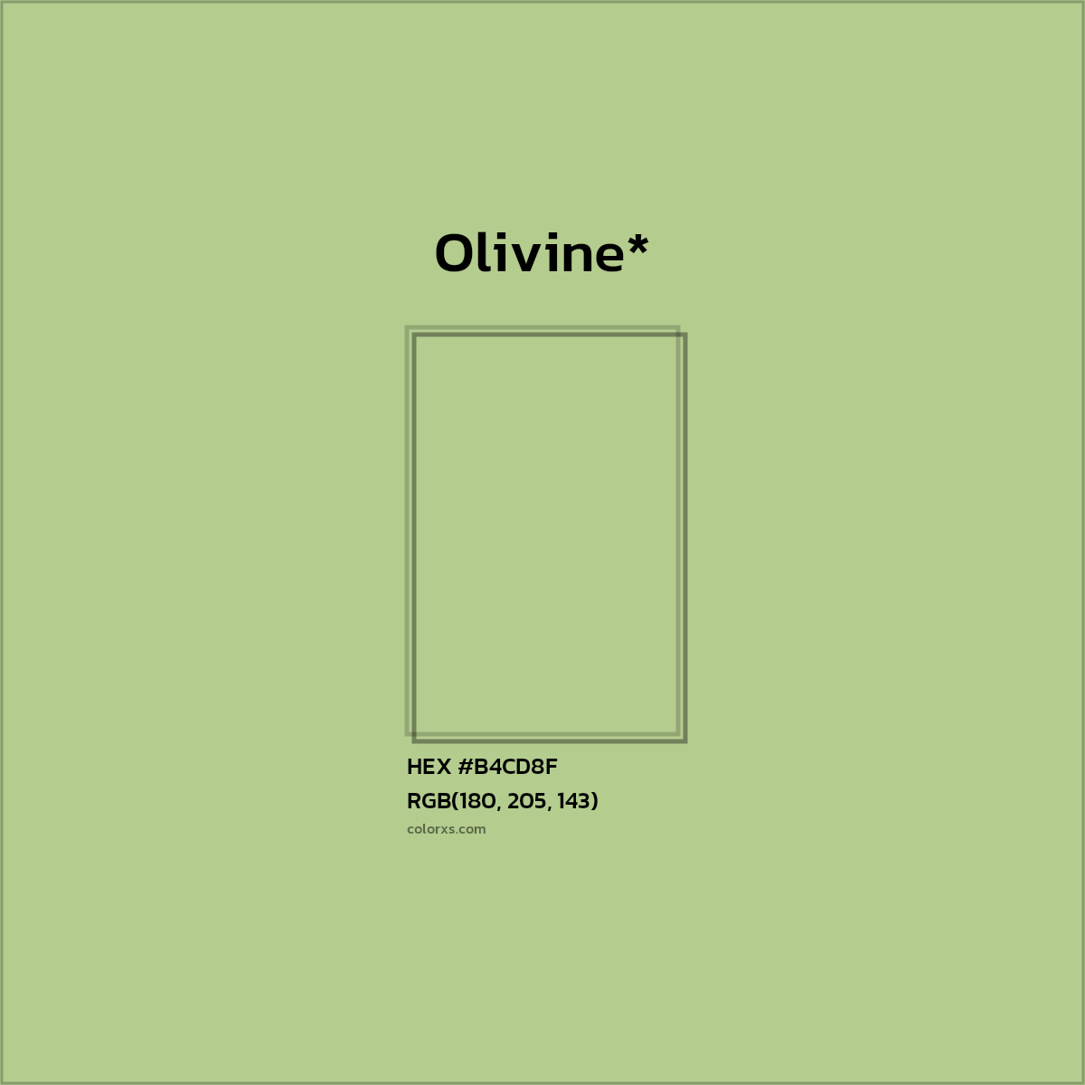HEX #B4CD8F Color Name, Color Code, Palettes, Similar Paints, Images