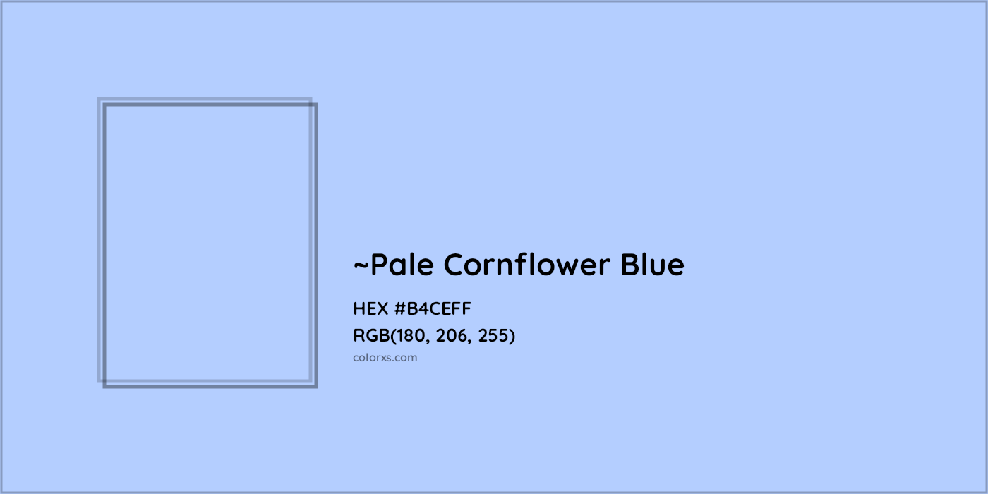 HEX #B4CEFF Color Name, Color Code, Palettes, Similar Paints, Images