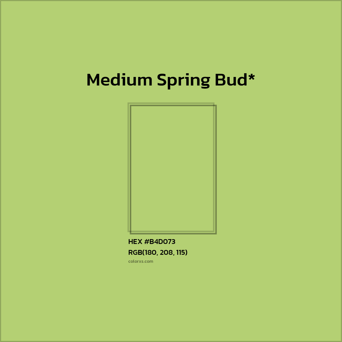 HEX #B4D073 Color Name, Color Code, Palettes, Similar Paints, Images
