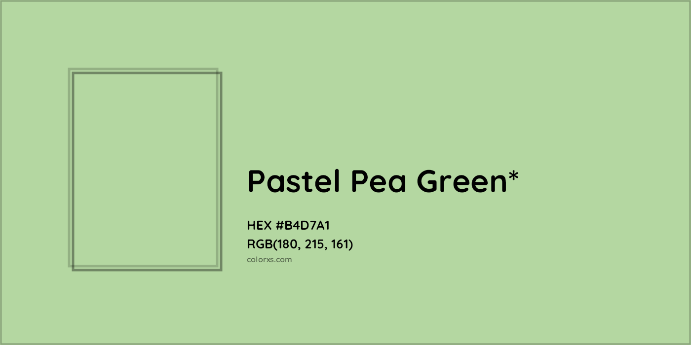 HEX #B4D7A1 Color Name, Color Code, Palettes, Similar Paints, Images