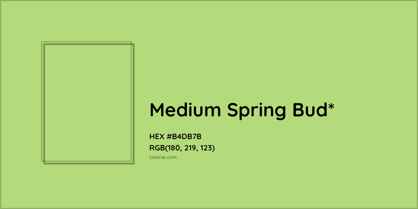 HEX #B4DB7B Color Name, Color Code, Palettes, Similar Paints, Images