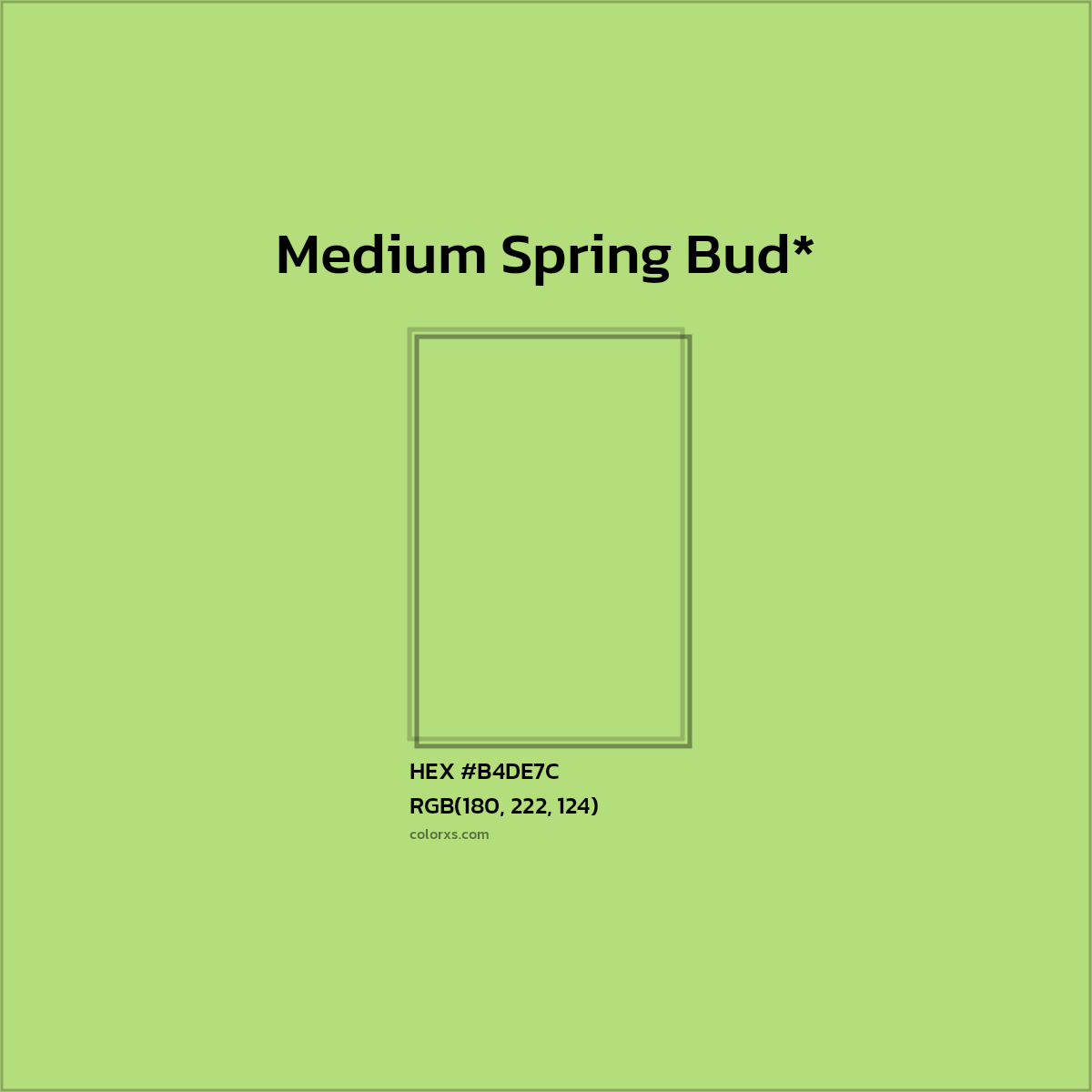 HEX #B4DE7C Color Name, Color Code, Palettes, Similar Paints, Images