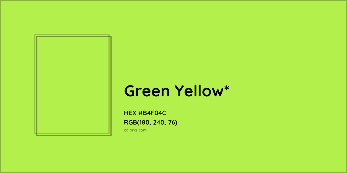 HEX #B4F04C Color Name, Color Code, Palettes, Similar Paints, Images