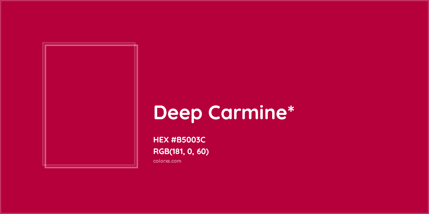 HEX #B5003C Color Name, Color Code, Palettes, Similar Paints, Images