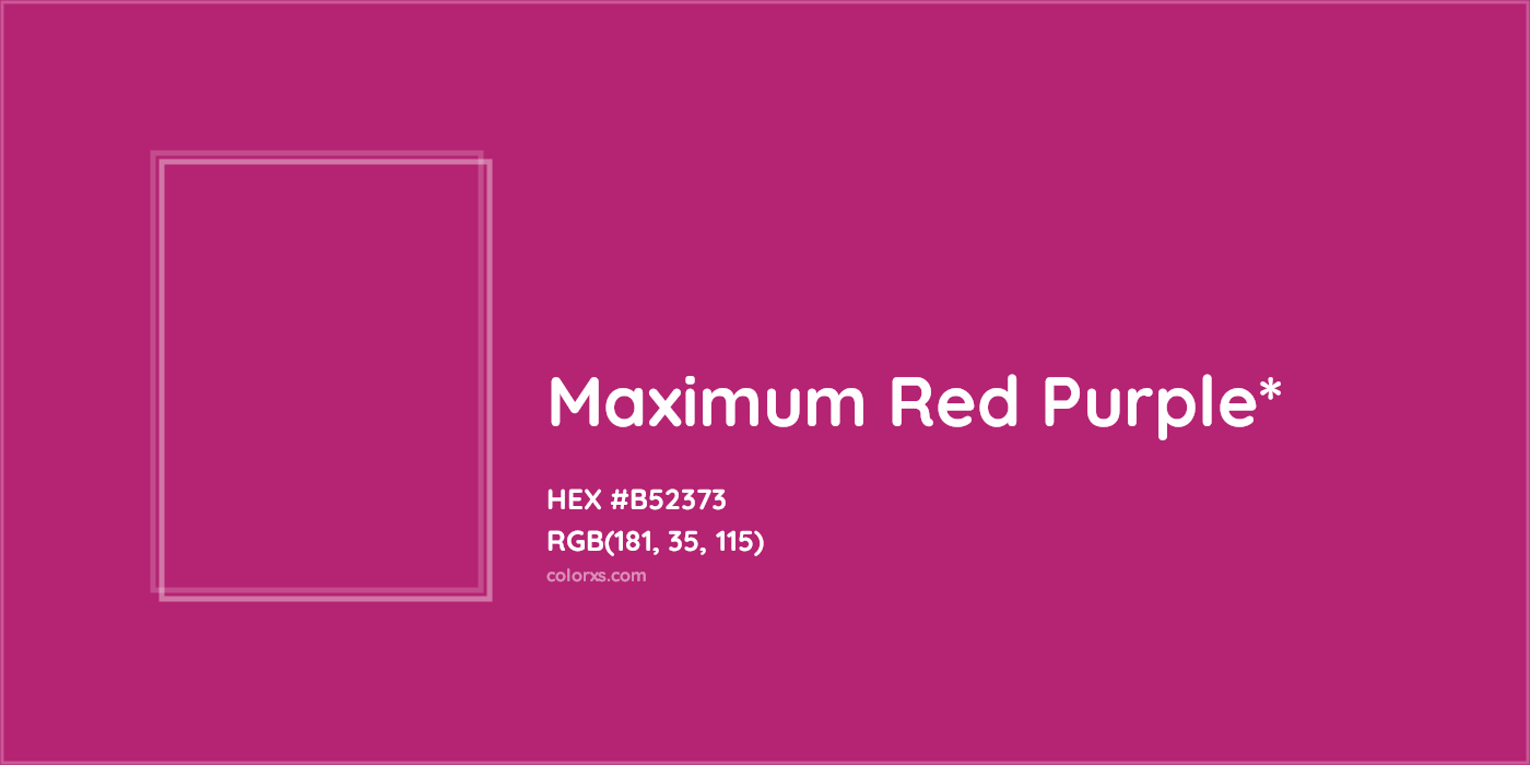 HEX #B52373 Color Name, Color Code, Palettes, Similar Paints, Images