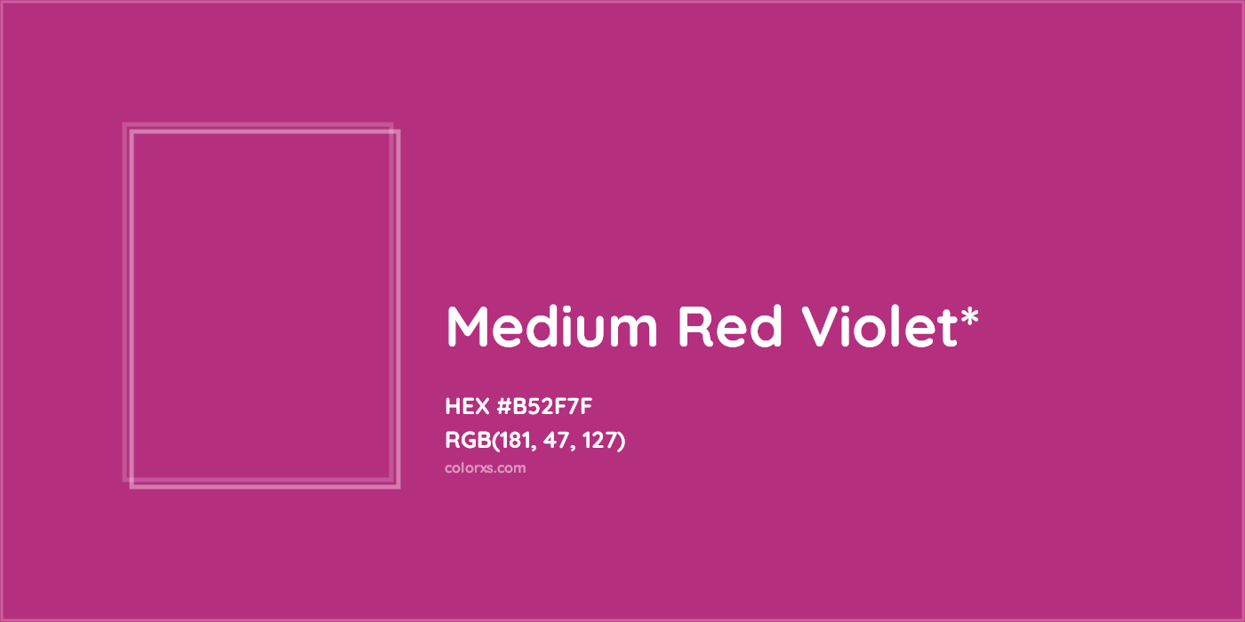 HEX #B52F7F Color Name, Color Code, Palettes, Similar Paints, Images