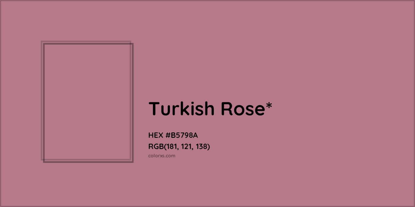 HEX #B5798A Color Name, Color Code, Palettes, Similar Paints, Images