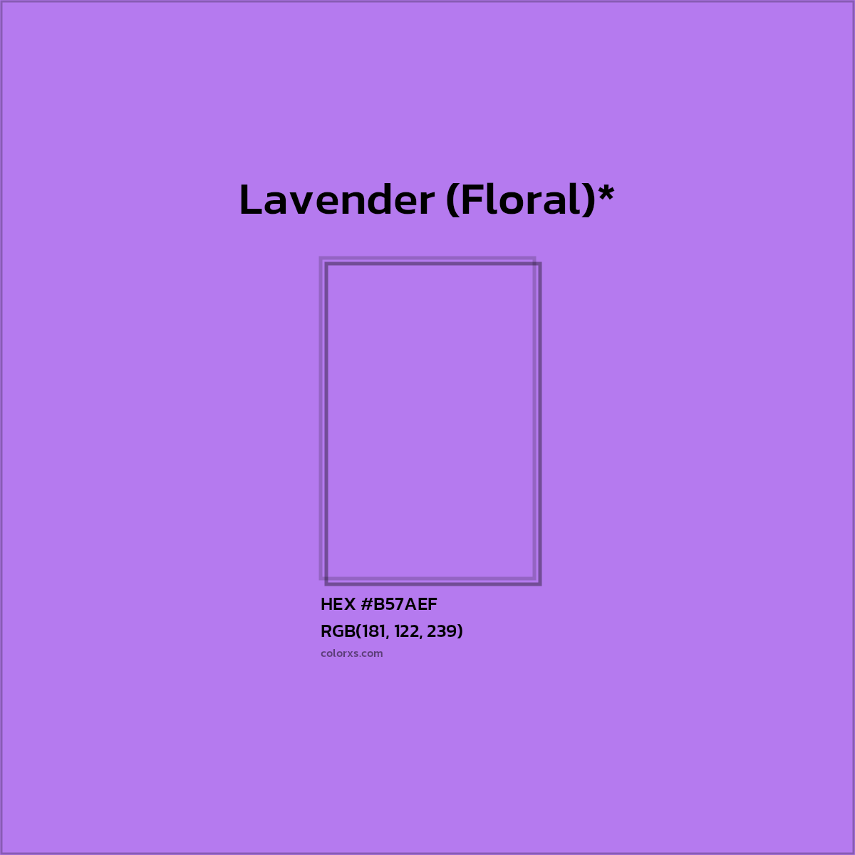 HEX #B57AEF Color Name, Color Code, Palettes, Similar Paints, Images