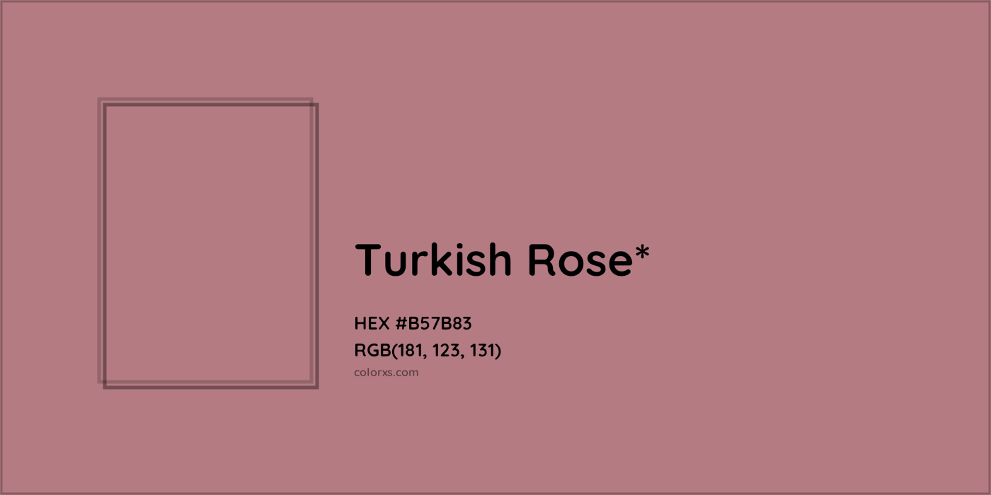 HEX #B57B83 Color Name, Color Code, Palettes, Similar Paints, Images