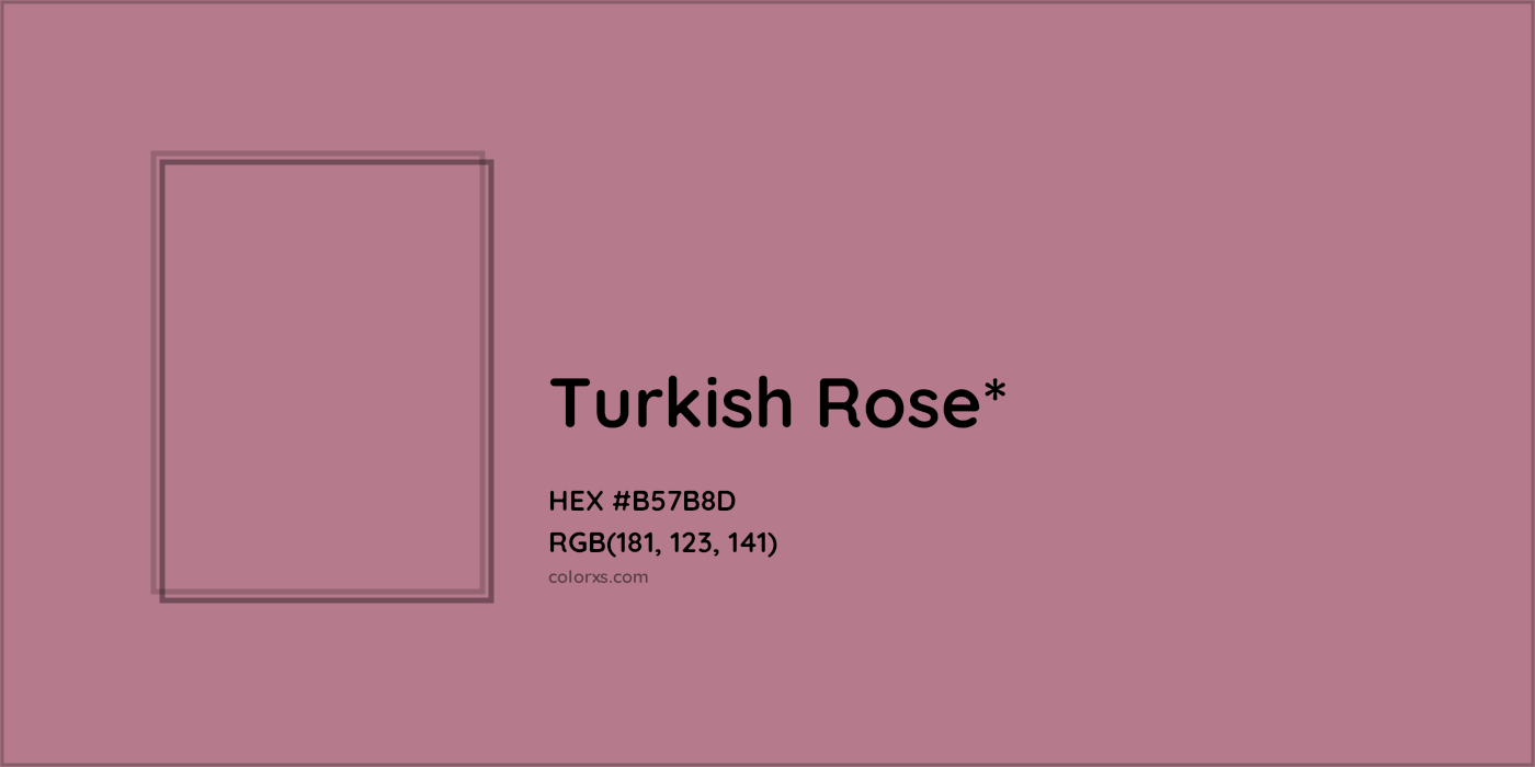 HEX #B57B8D Color Name, Color Code, Palettes, Similar Paints, Images