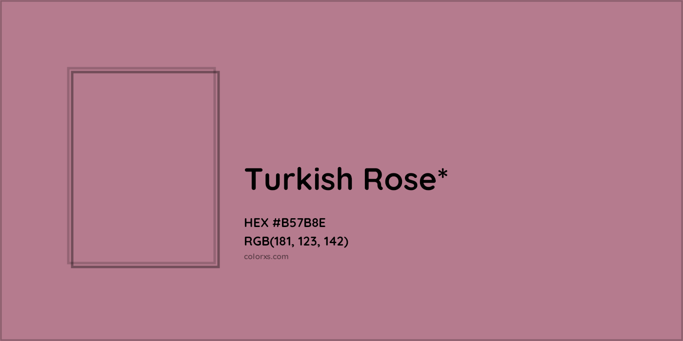 HEX #B57B8E Color Name, Color Code, Palettes, Similar Paints, Images