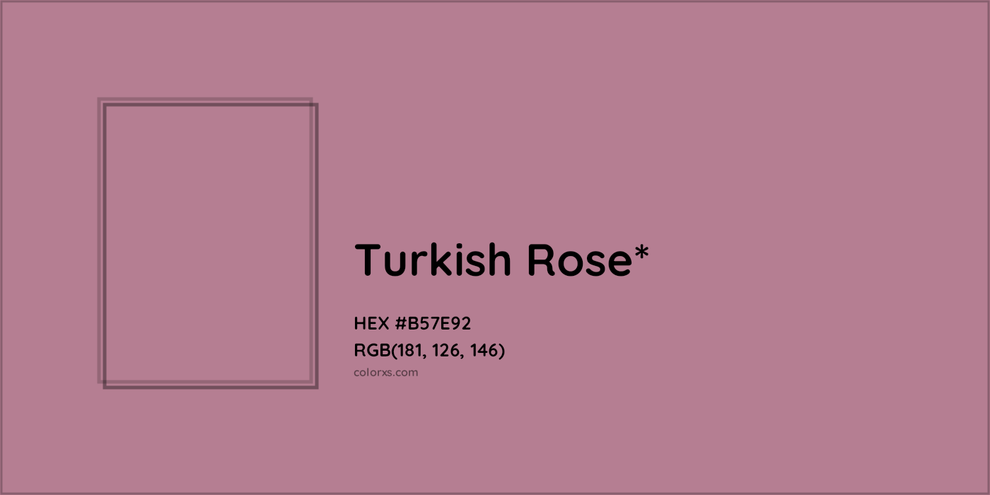 HEX #B57E92 Color Name, Color Code, Palettes, Similar Paints, Images