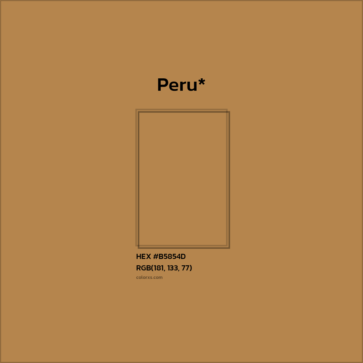 HEX #B5854D Color Name, Color Code, Palettes, Similar Paints, Images