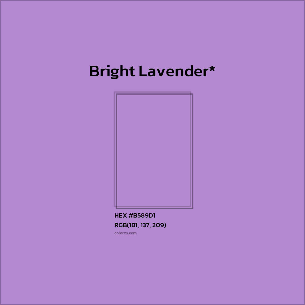 HEX #B589D1 Color Name, Color Code, Palettes, Similar Paints, Images