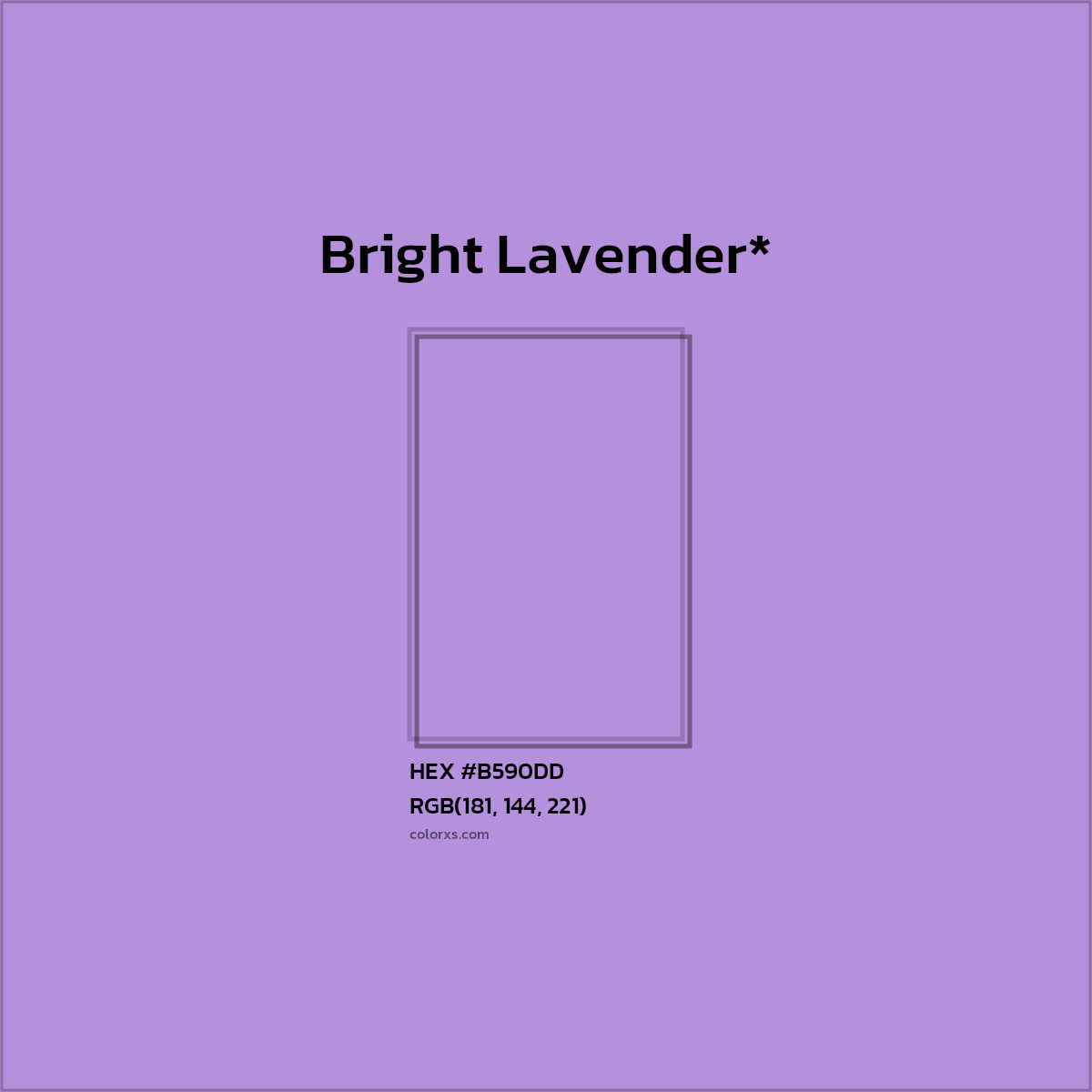 HEX #B590DD Color Name, Color Code, Palettes, Similar Paints, Images