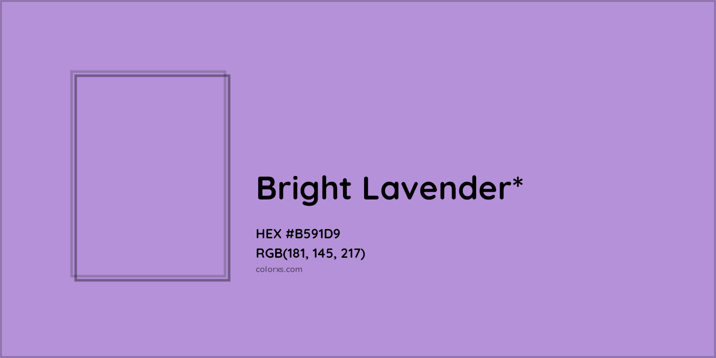 HEX #B591D9 Color Name, Color Code, Palettes, Similar Paints, Images