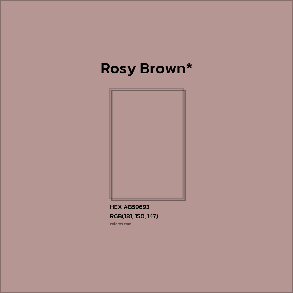 HEX #B59693 Color Name, Color Code, Palettes, Similar Paints, Images