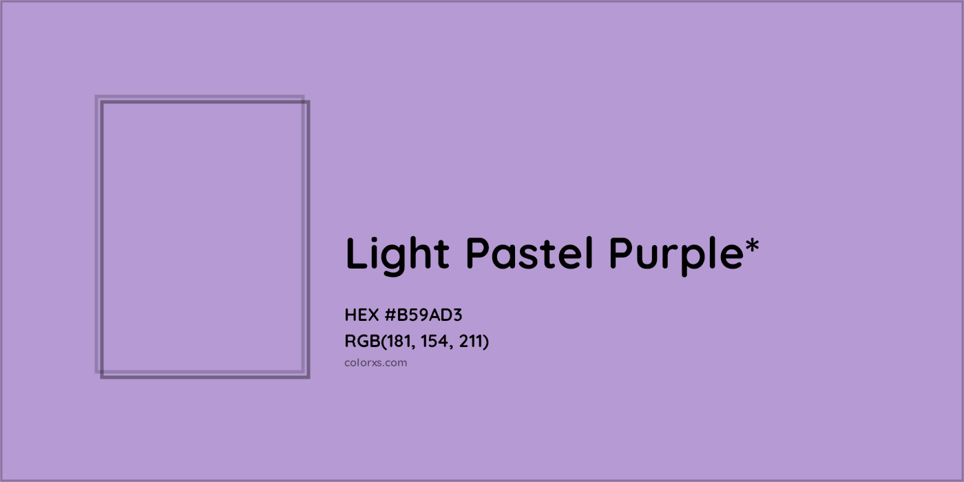 HEX #B59AD3 Color Name, Color Code, Palettes, Similar Paints, Images