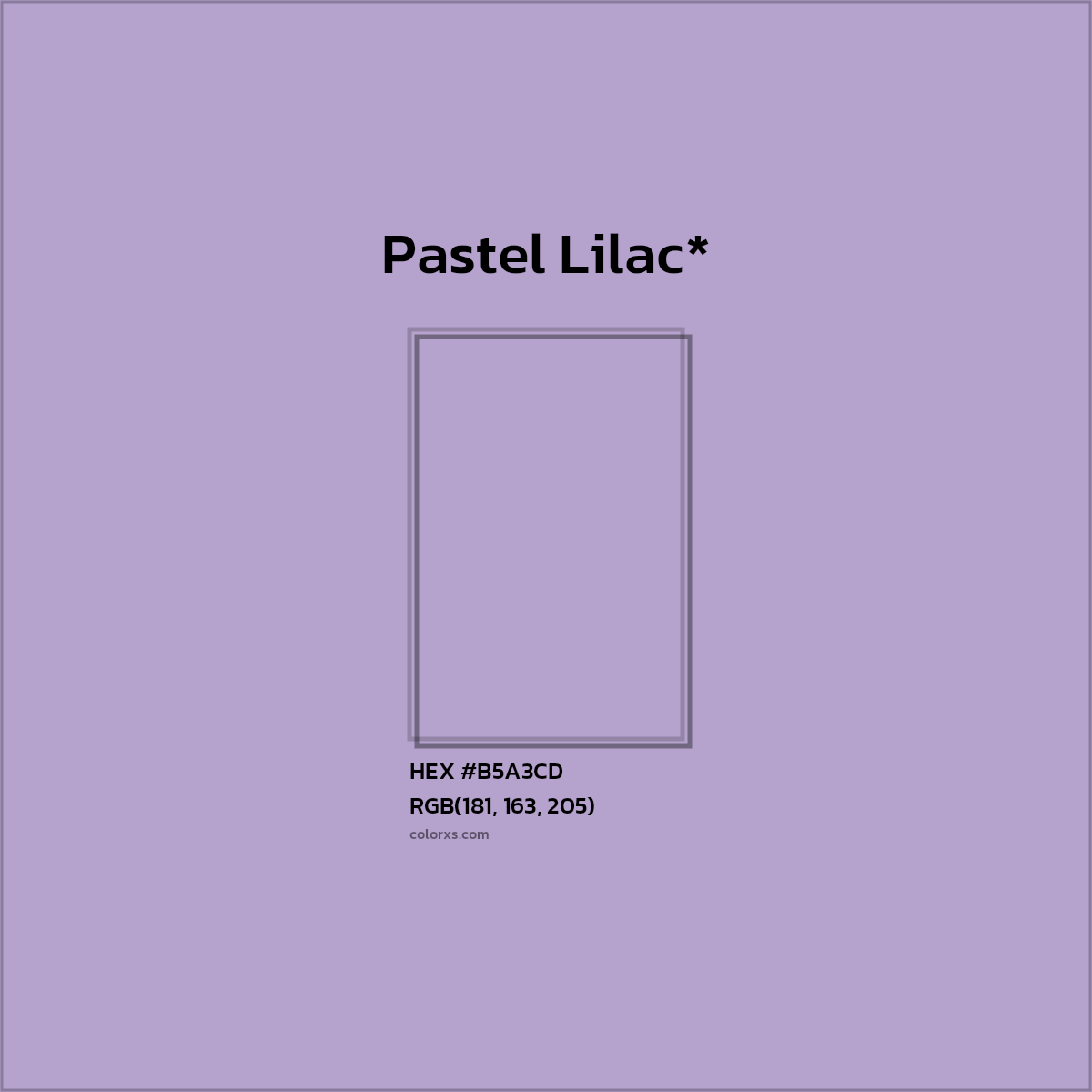 HEX #B5A3CD Color Name, Color Code, Palettes, Similar Paints, Images