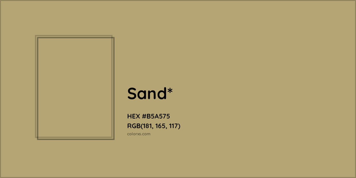 HEX #B5A575 Color Name, Color Code, Palettes, Similar Paints, Images