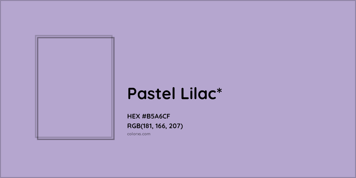 HEX #B5A6CF Color Name, Color Code, Palettes, Similar Paints, Images