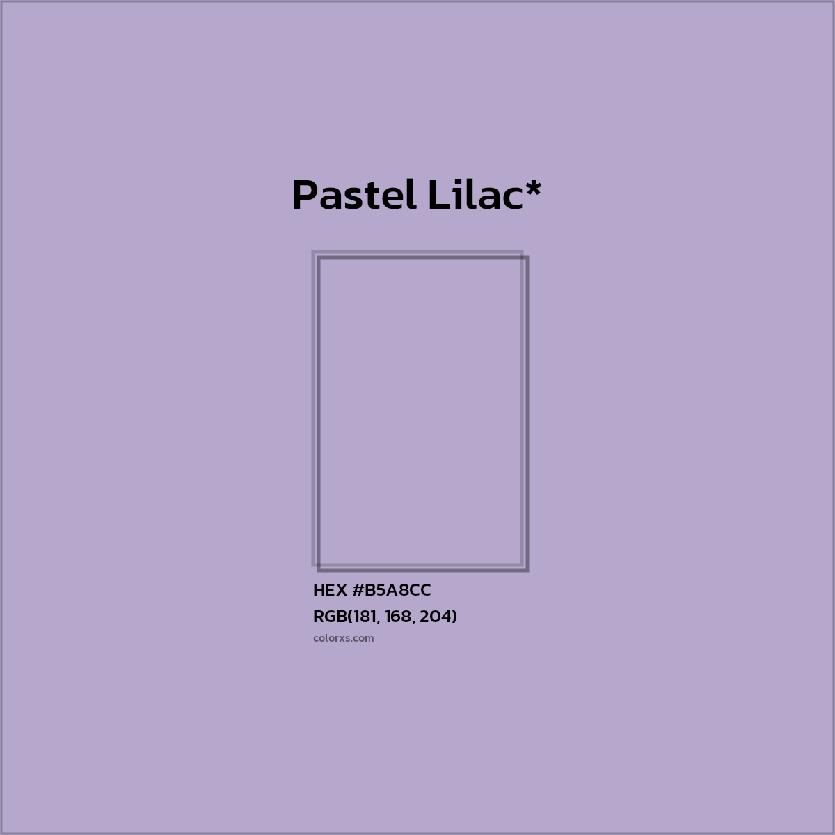 HEX #B5A8CC Color Name, Color Code, Palettes, Similar Paints, Images