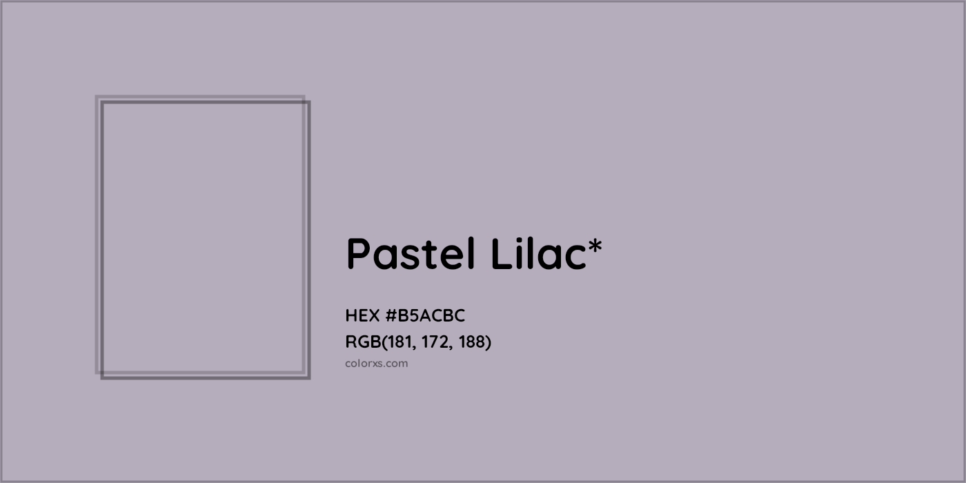 HEX #B5ACBC Color Name, Color Code, Palettes, Similar Paints, Images