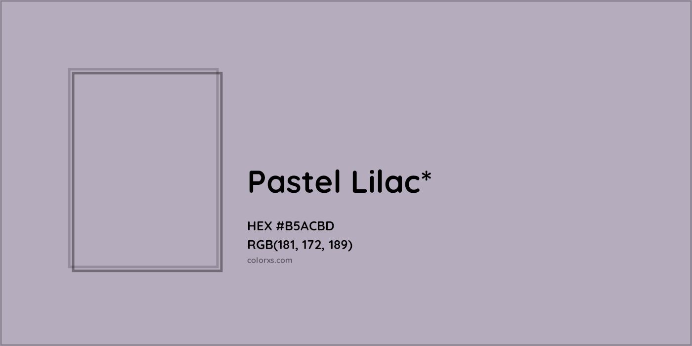 HEX #B5ACBD Color Name, Color Code, Palettes, Similar Paints, Images
