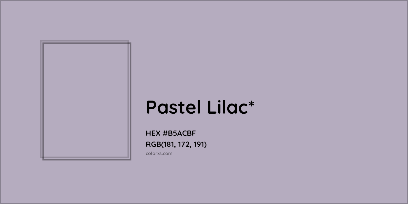 HEX #B5ACBF Color Name, Color Code, Palettes, Similar Paints, Images