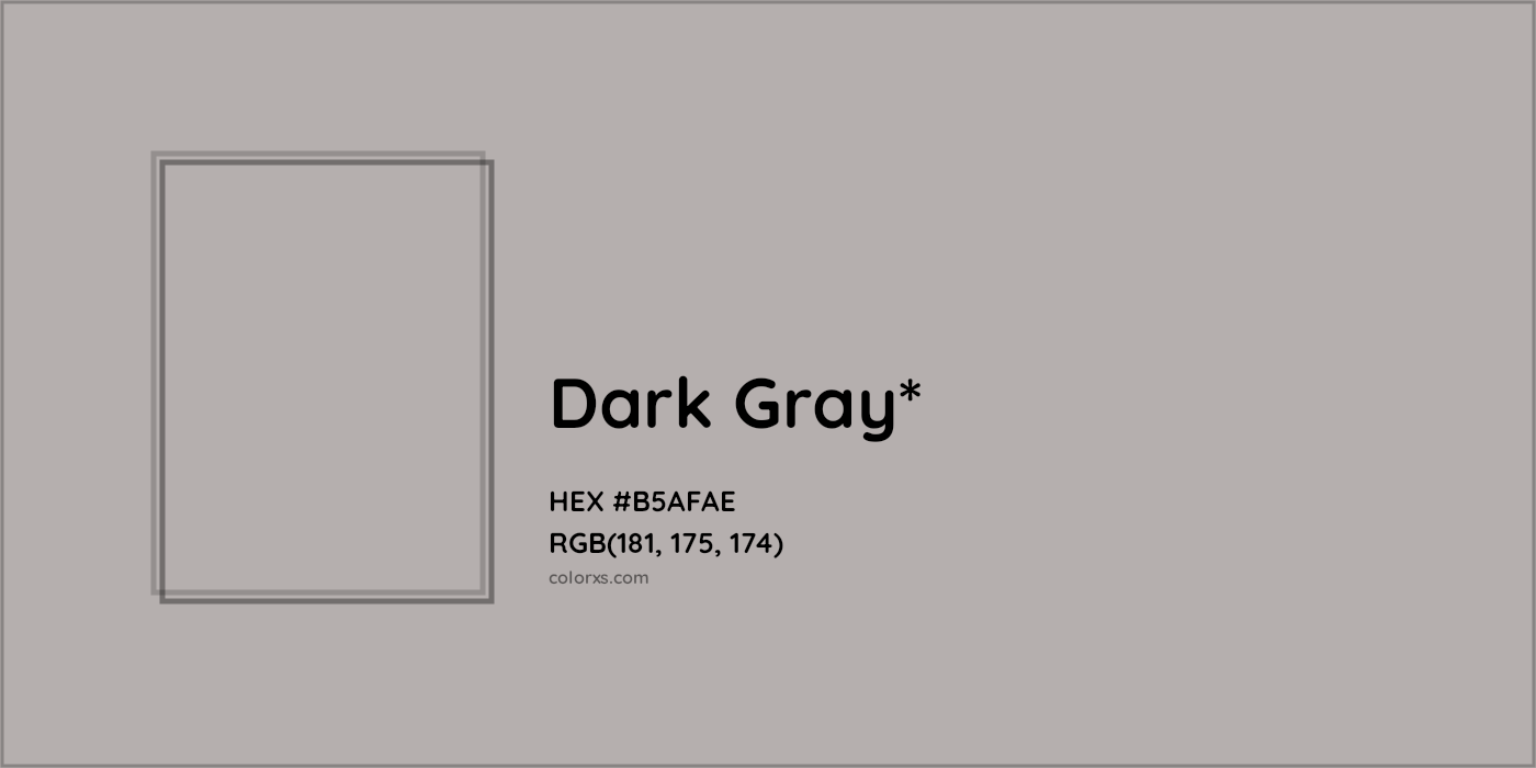 HEX #B5AFAE Color Name, Color Code, Palettes, Similar Paints, Images