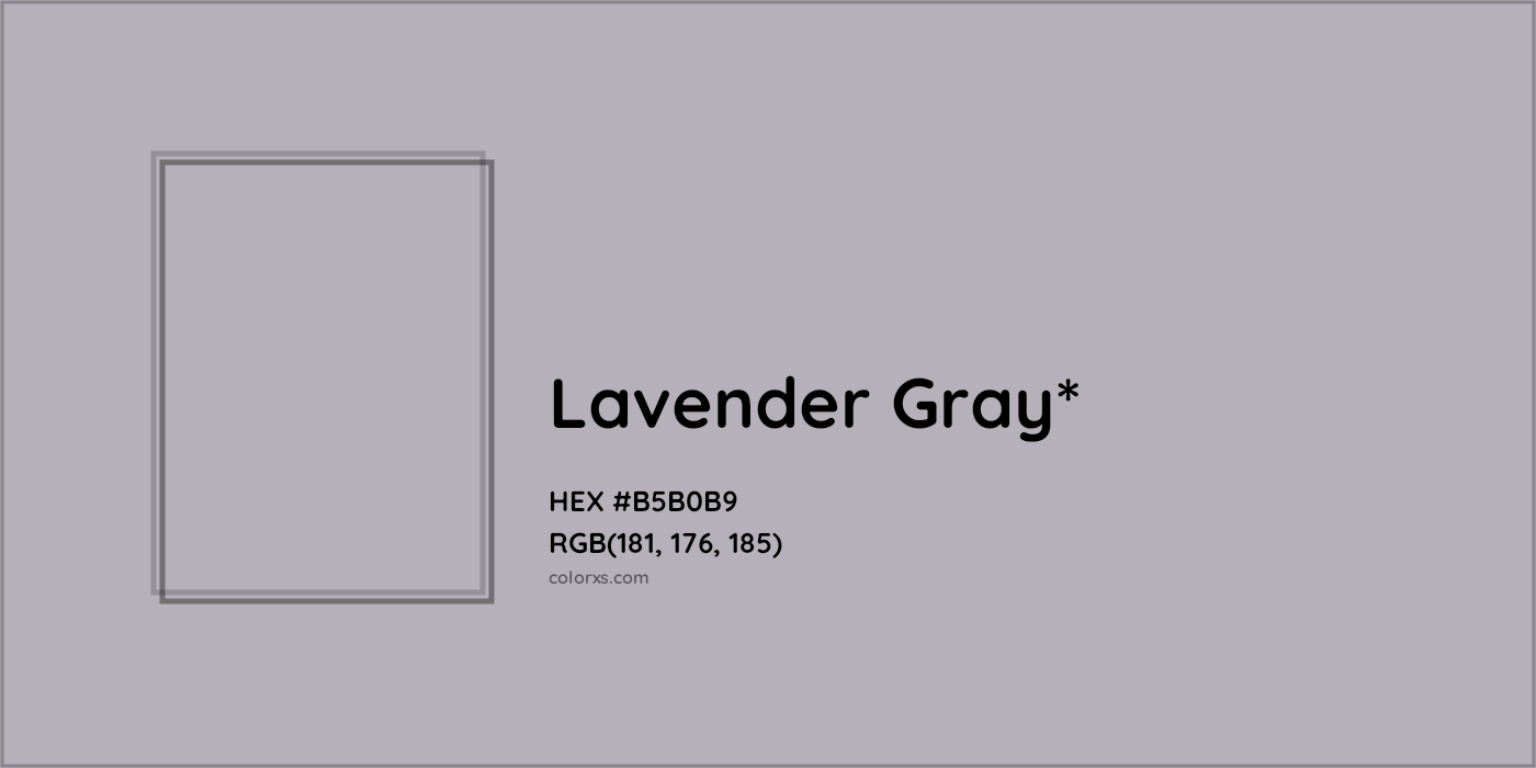 HEX #B5B0B9 Color Name, Color Code, Palettes, Similar Paints, Images