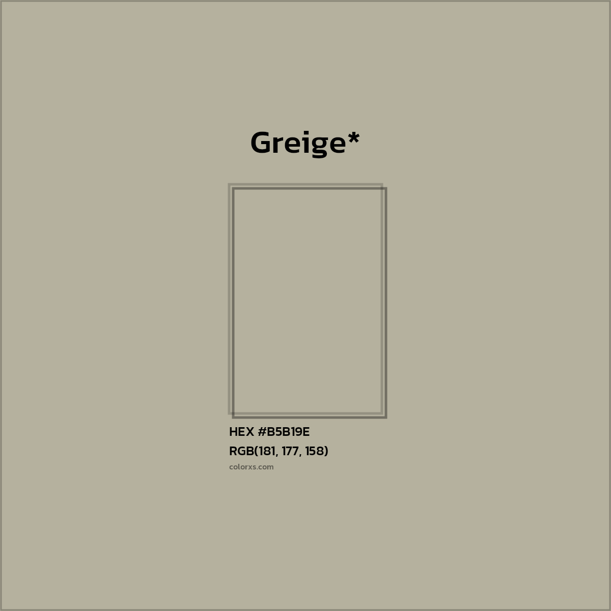 HEX #B5B19E Color Name, Color Code, Palettes, Similar Paints, Images