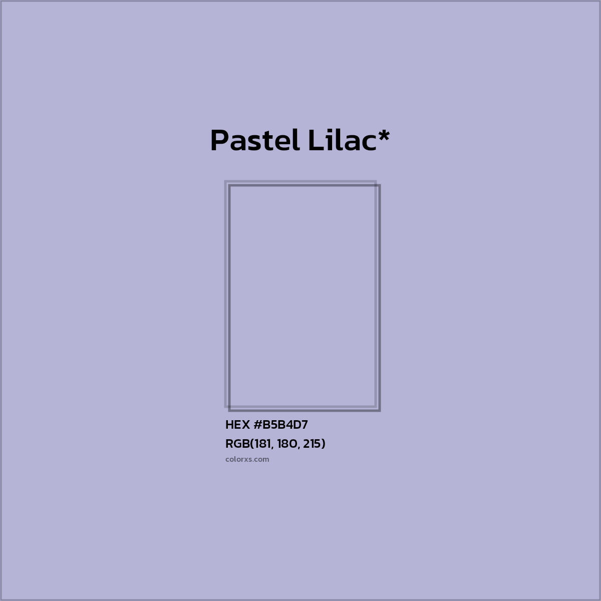 HEX #B5B4D7 Color Name, Color Code, Palettes, Similar Paints, Images